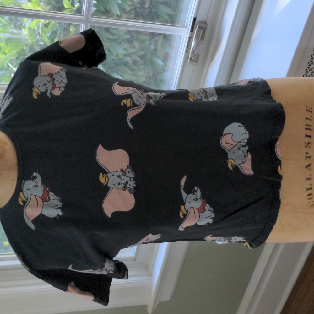 Zara Black Disney Dumbo tee Size 10 kids